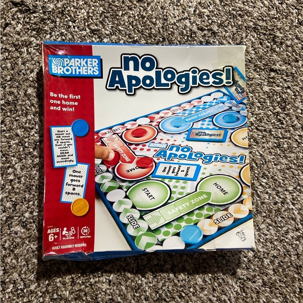 No Apologies! Board Game - Multicolor